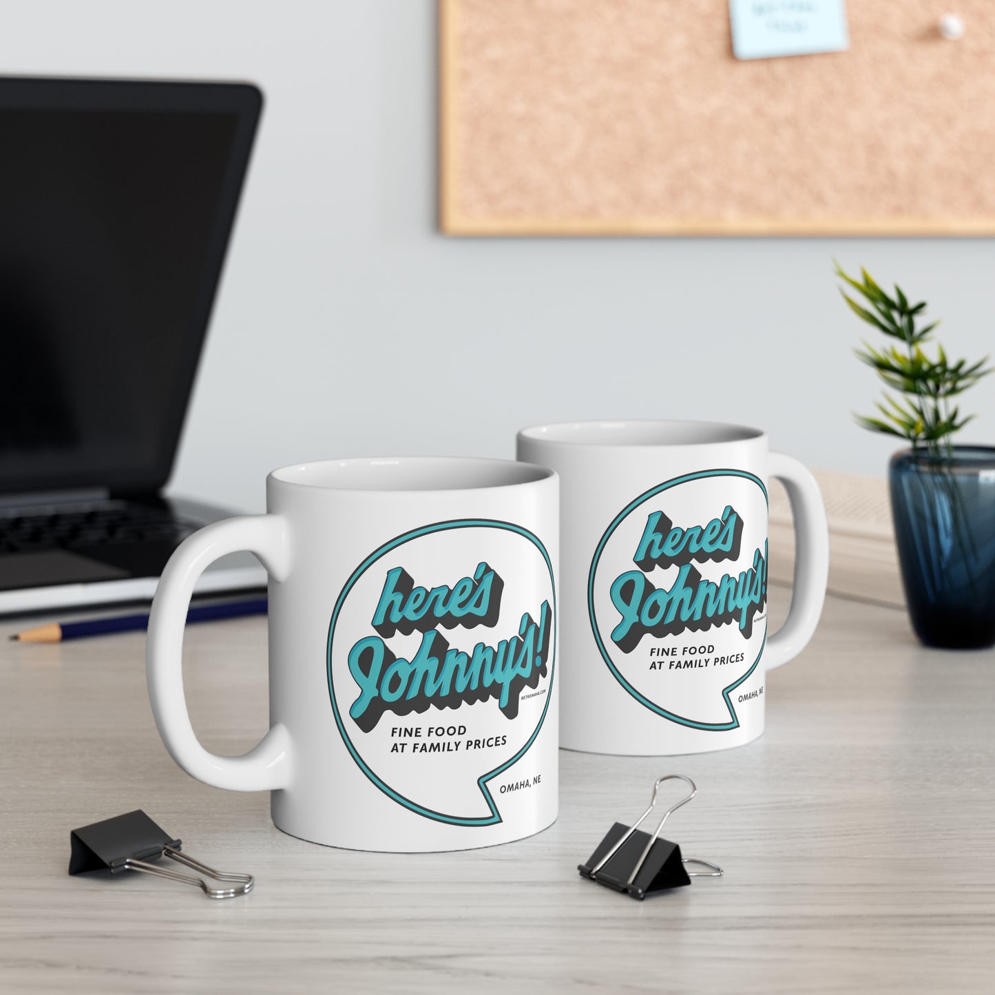 HERE'S JOHNNY'S RESTAURANT Mug 11oz