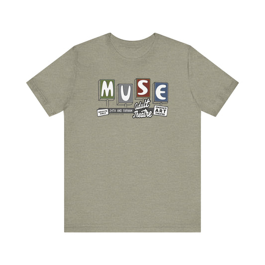 MUSE ADULT THEATRE Short Sleeve Tee