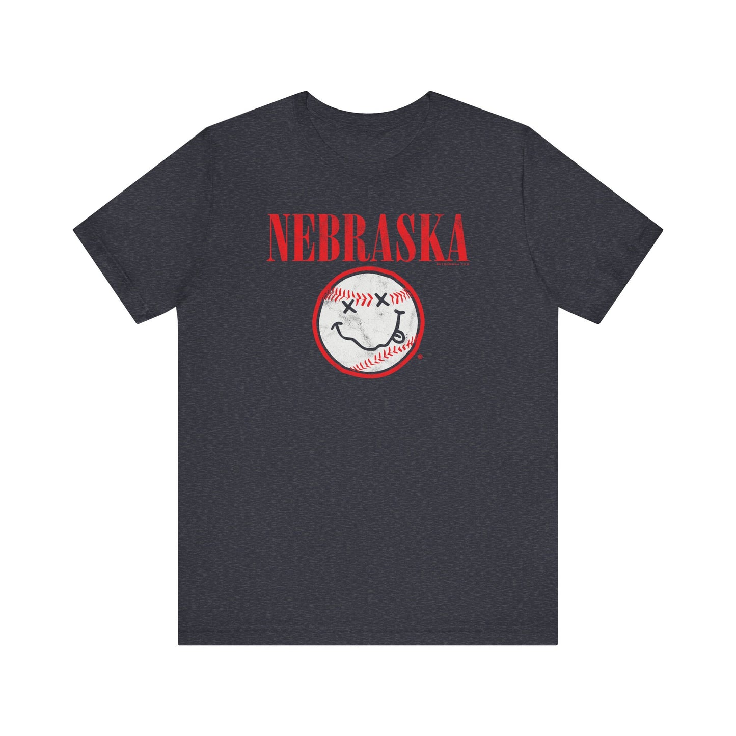 SMELLS LIKE NE BASEBALL (BAND PARODY) Short Sleeve Tee