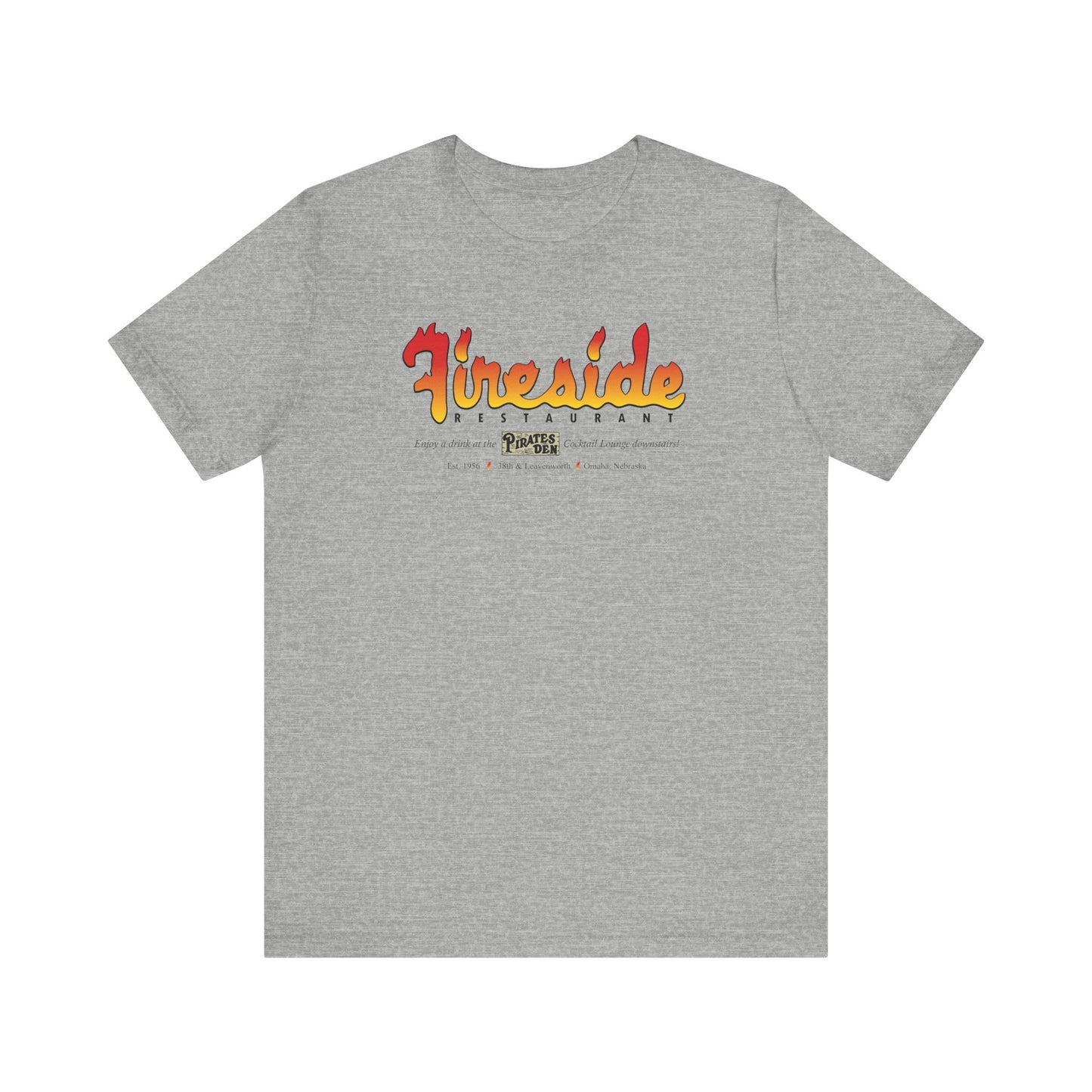 FIRESIDE RESTAURANT Unisex Jersey Short Sleeve Tee