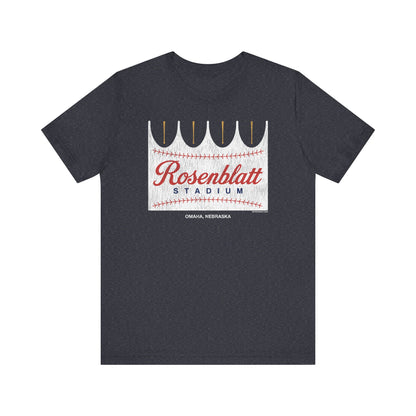ROSENBLATT STADIUM (BEER LOGO) Unisex Jersey Short Sleeve Tee