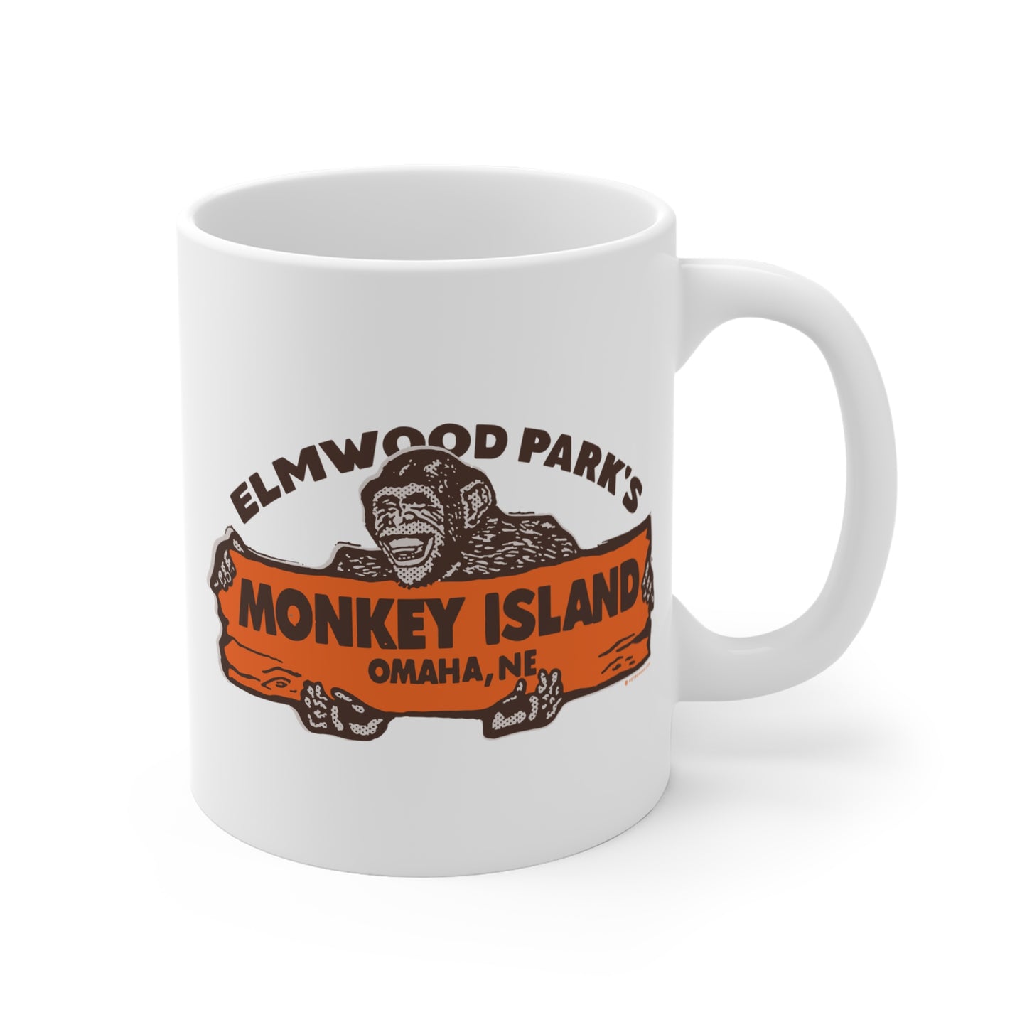 ELMWOOD PARK'S MONKEY ISLAND Mug 11oz