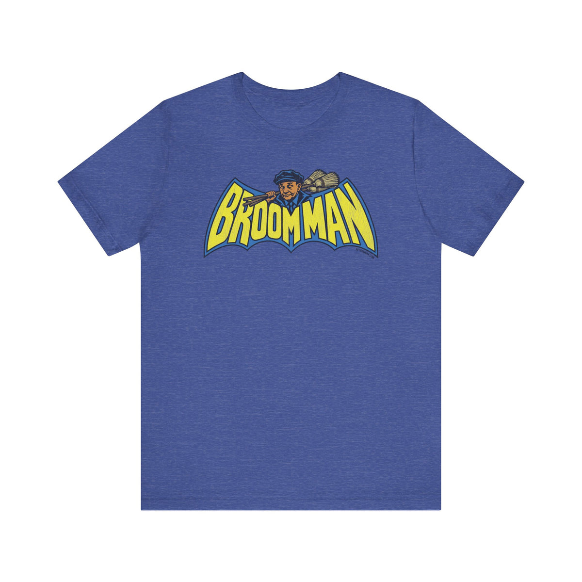 Broom Man – Omaha's Local Legend | Unisex Jersey Short Sleeve Tee