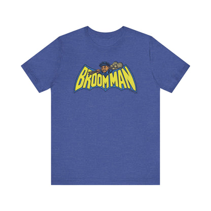 Broom Man – Omaha's Local Legend | Unisex Jersey Short Sleeve Tee