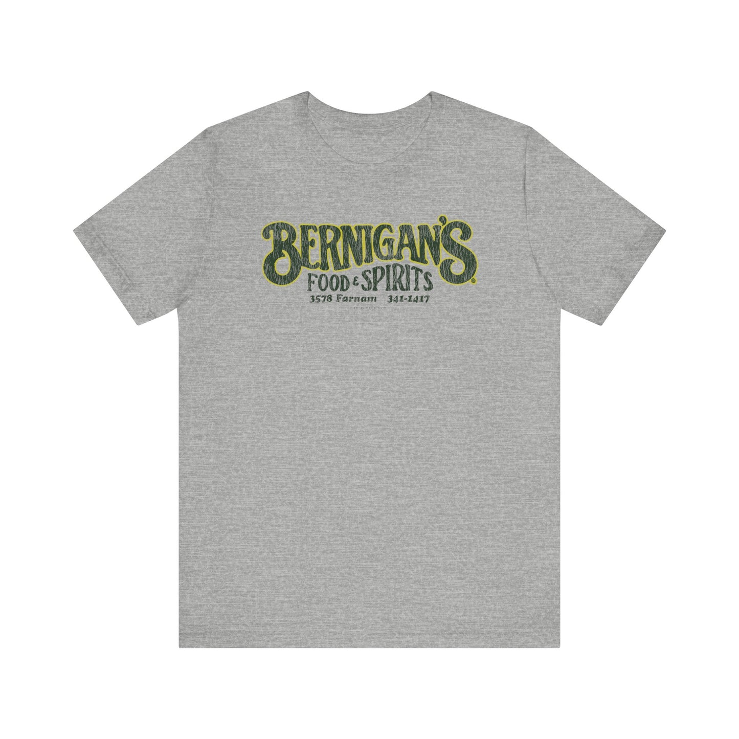 BERNIGAN'S FOOD & SPIRITS Short Sleeve Tee