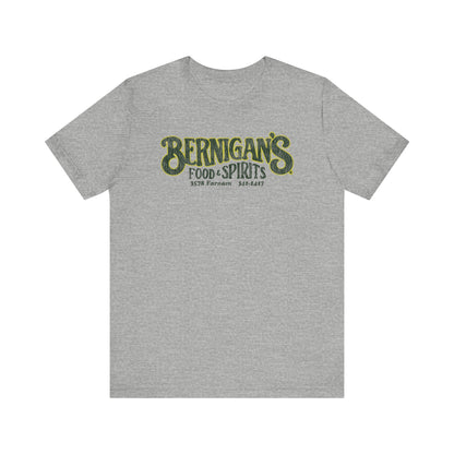 BERNIGAN'S FOOD & SPIRITS Short Sleeve Tee