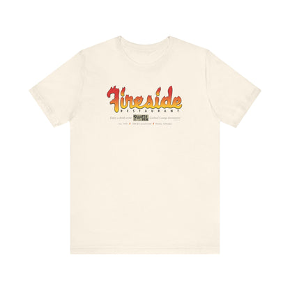 FIRESIDE RESTAURANT Unisex Jersey Short Sleeve Tee