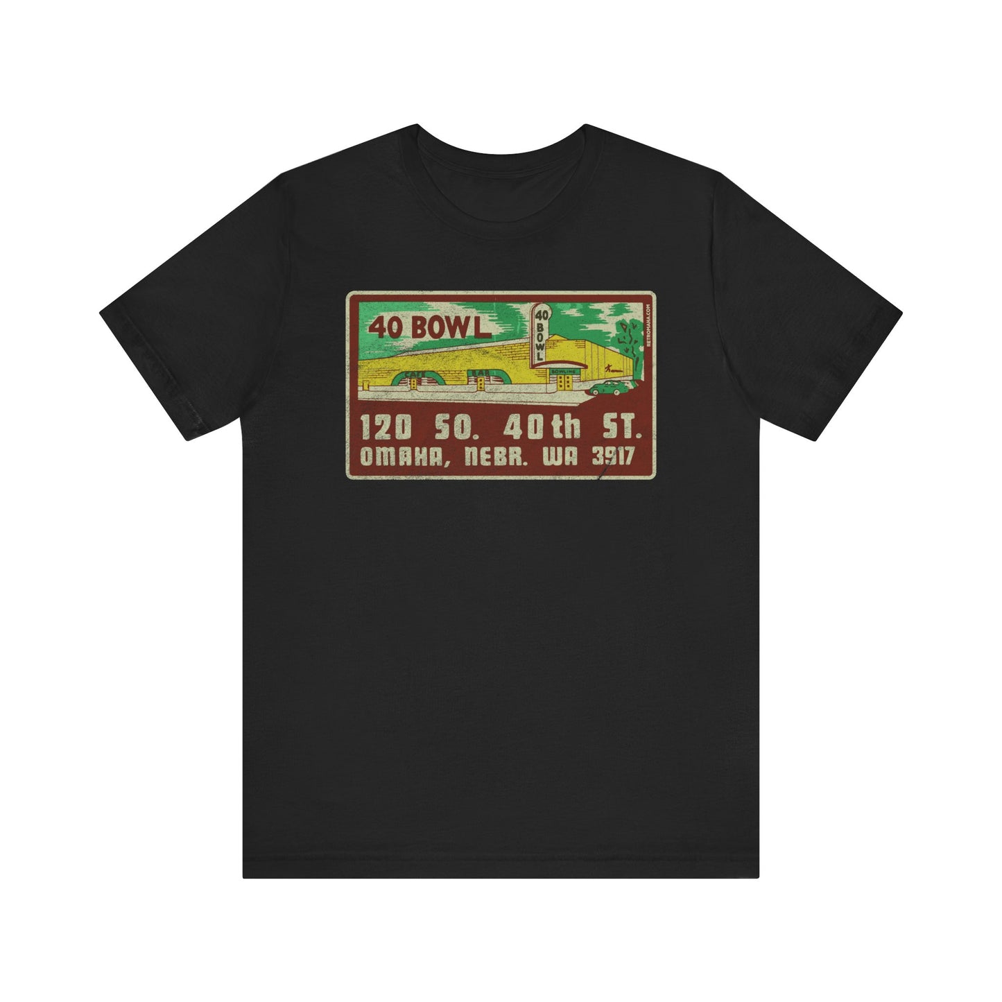 40 BOWL (MATCHBOOK) Short Sleeve Tee