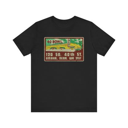 40 BOWL (MATCHBOOK) Short Sleeve Tee