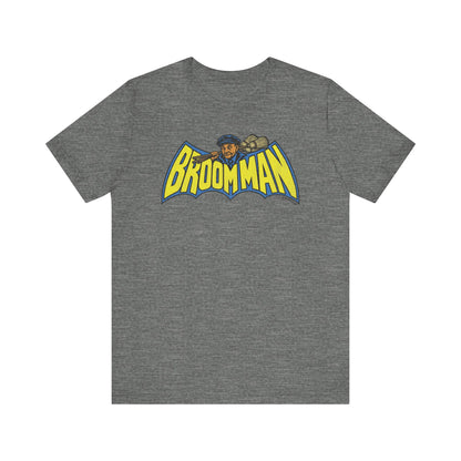 Broom Man – Omaha's Local Legend | Unisex Jersey Short Sleeve Tee