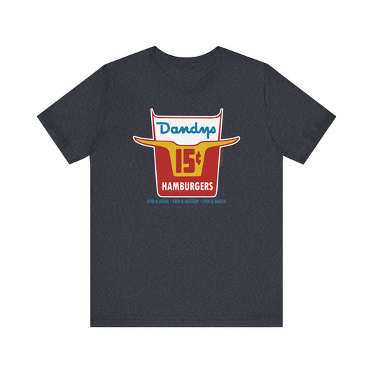 DANDY'S HAMBURGERS Short Sleeve Tee