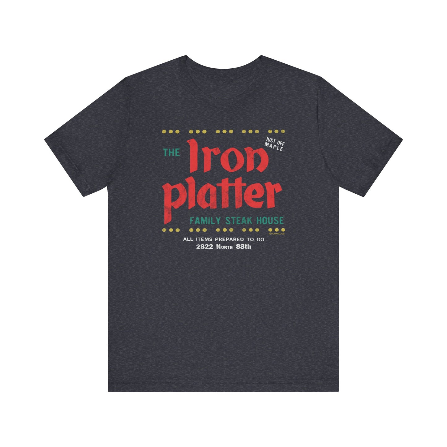 IRON PLATTER FAMILY STEAK HOUSE Short Sleeve Tee