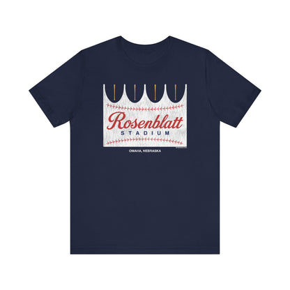 ROSENBLATT STADIUM (BEER LOGO) Unisex Jersey Short Sleeve Tee
