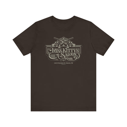 MISS KITTY'S SALOON Unisex Jersey Short Sleeve Tee