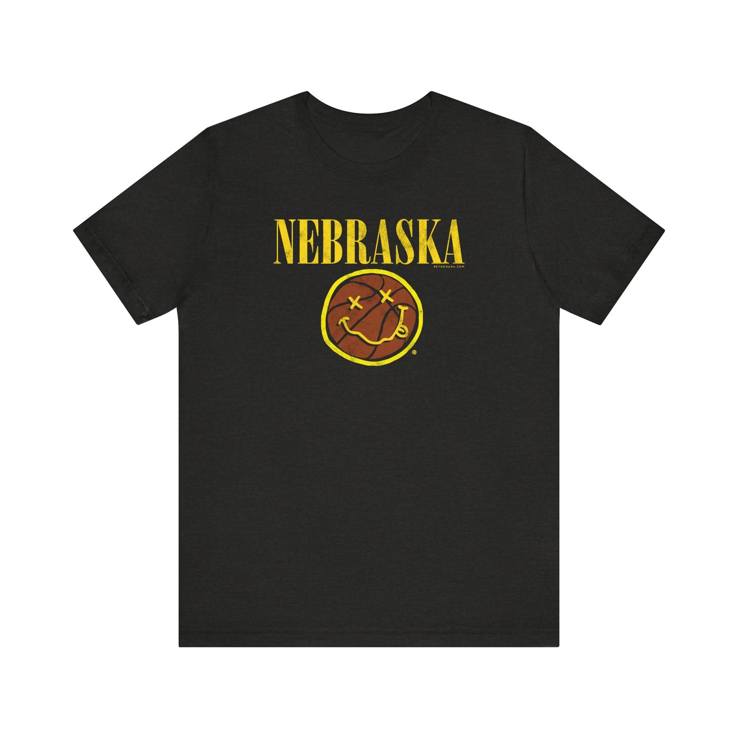 SMELLS LIKE NE BASKETBALL (BAND PARODY) Short Sleeve Tee