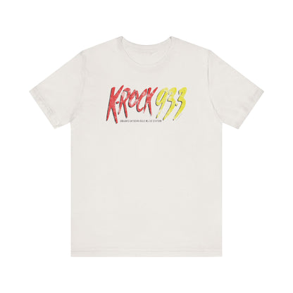 K-ROCK 93.3 FM Unisex Jersey Short Sleeve Tee