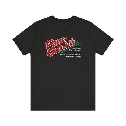 PAPPA CALVETTI'S WORLD OF SPAGHETTI Short Sleeve Tee