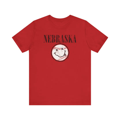 SMELLS LIKE NE BASEBALL (BAND PARODY) Short Sleeve Tee