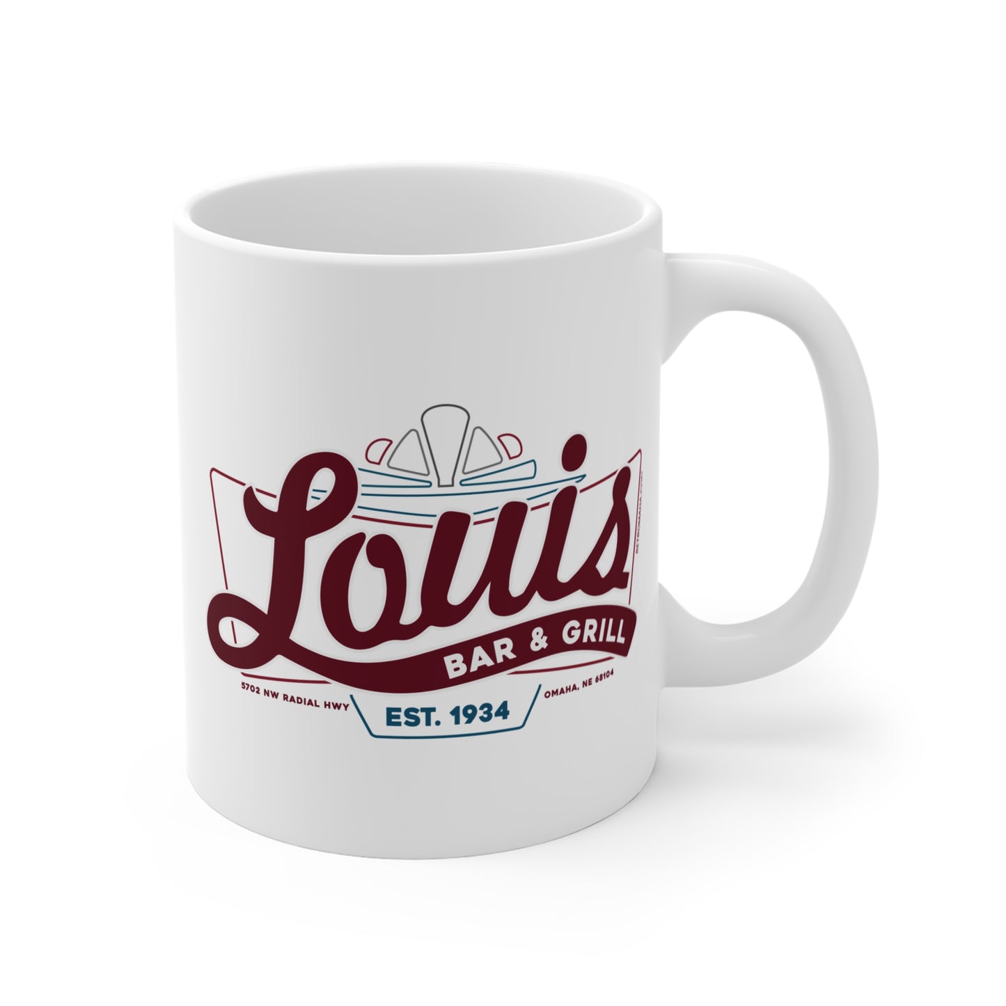 LOUIS BAR & GRILL Mug 11oz