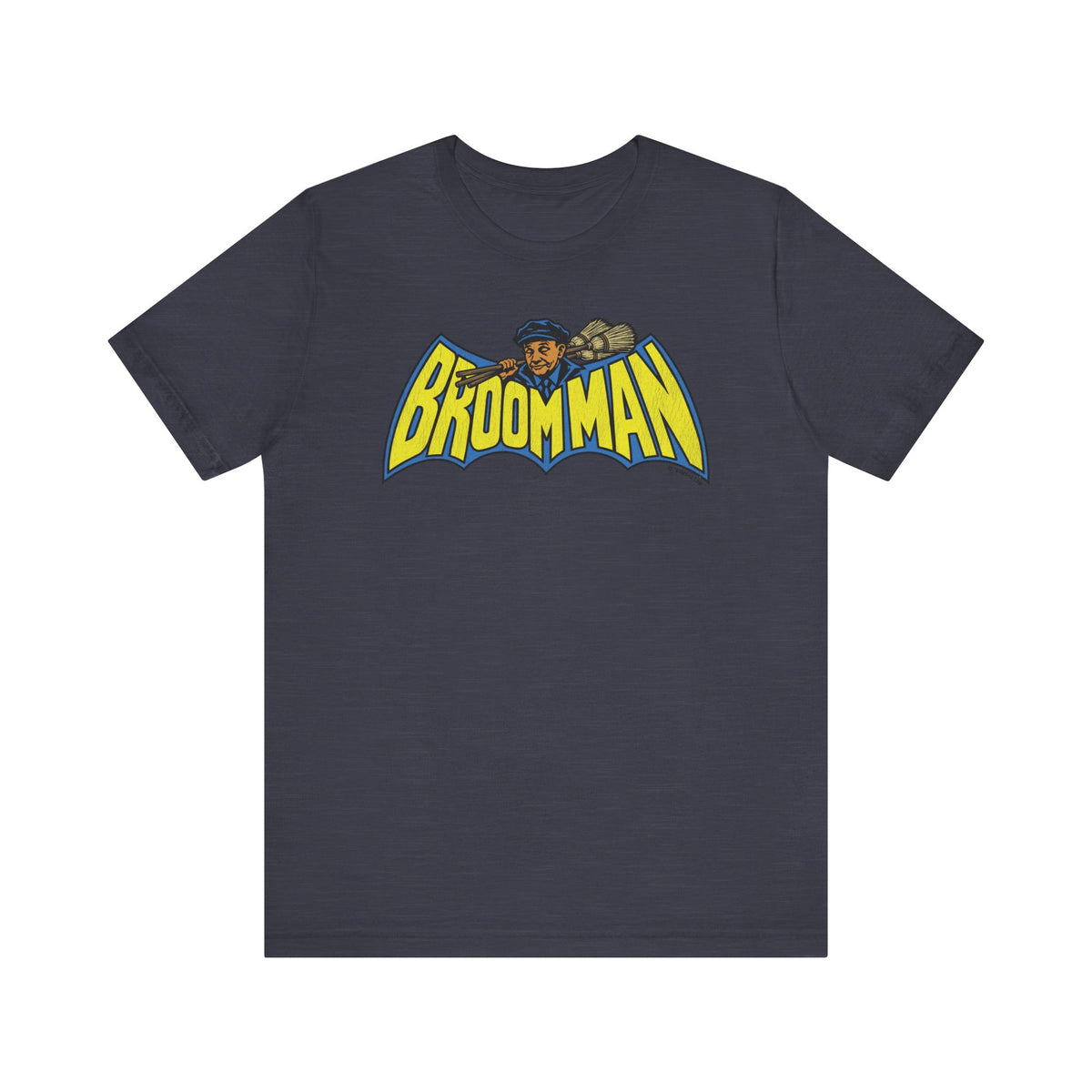 Broom Man – Omaha's Local Legend | Unisex Jersey Short Sleeve Tee