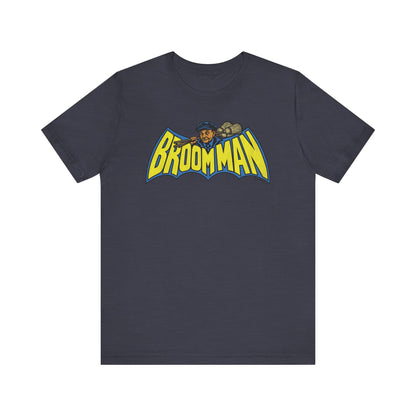 Broom Man – Omaha's Local Legend | Unisex Jersey Short Sleeve Tee