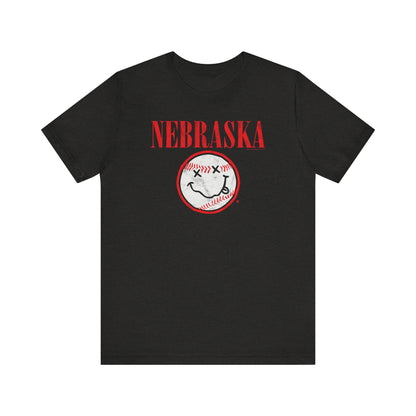 SMELLS LIKE NE BASEBALL (BAND PARODY) Short Sleeve Tee