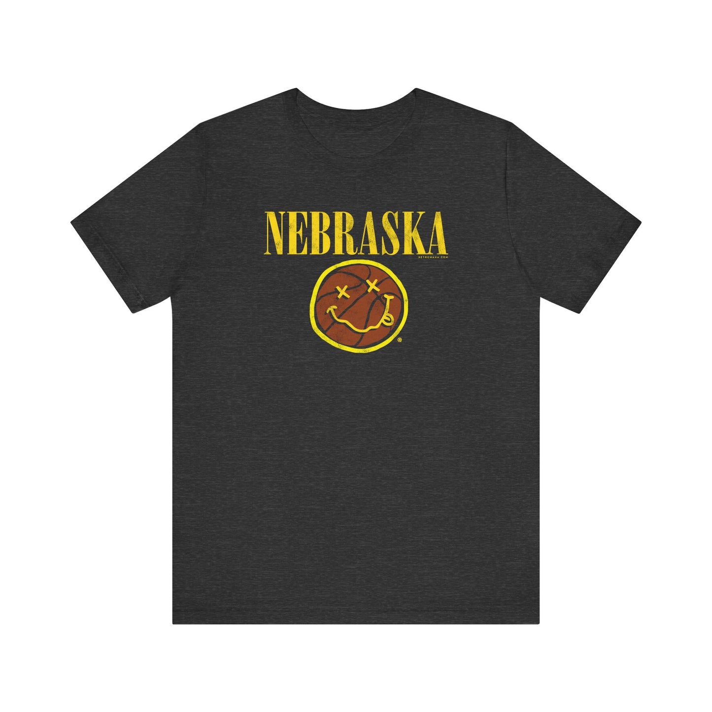 SMELLS LIKE NE BASKETBALL (BAND PARODY) Short Sleeve Tee