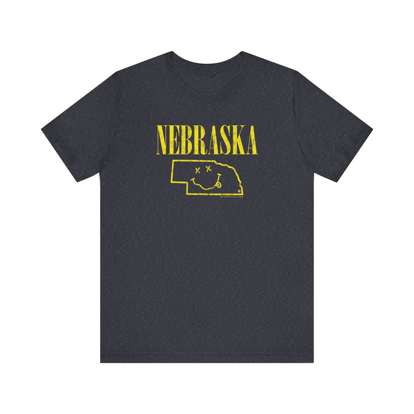 SMELLS LIKE NEBRASKA (BAND LOGO) Short Sleeve Tee