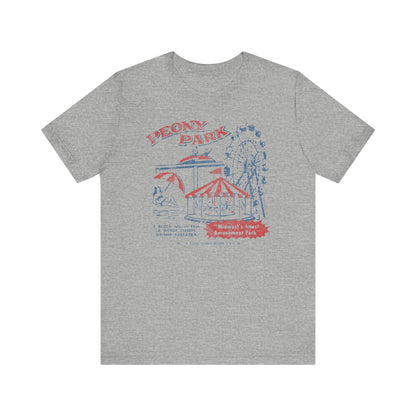 PEONY PARK (matchbook cover) Short Sleeve Tee